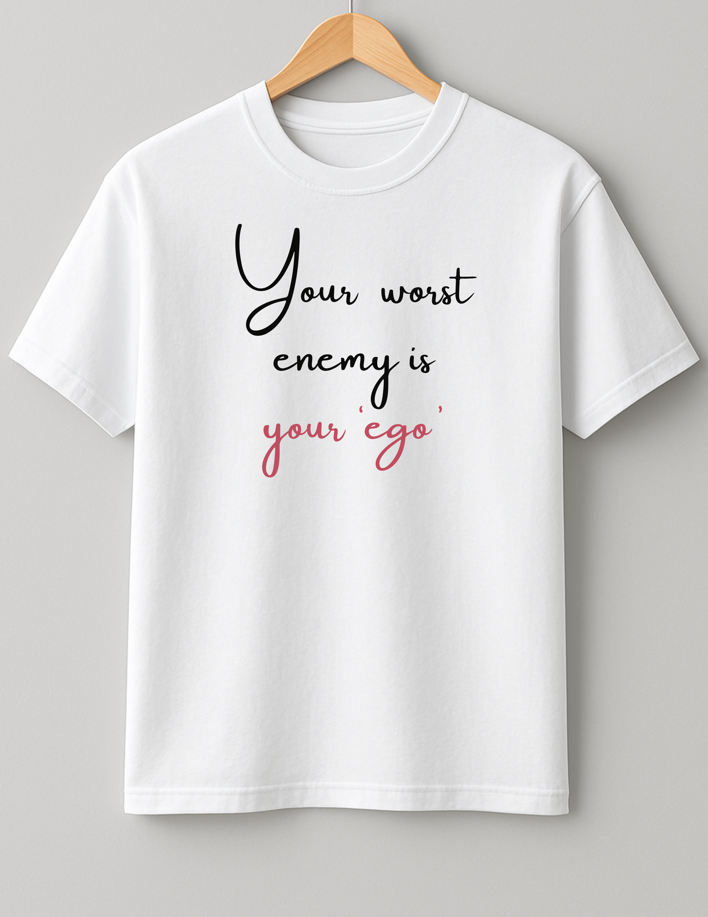 Ego is your enemy - Heavy Weight Unisex Cotton Tee