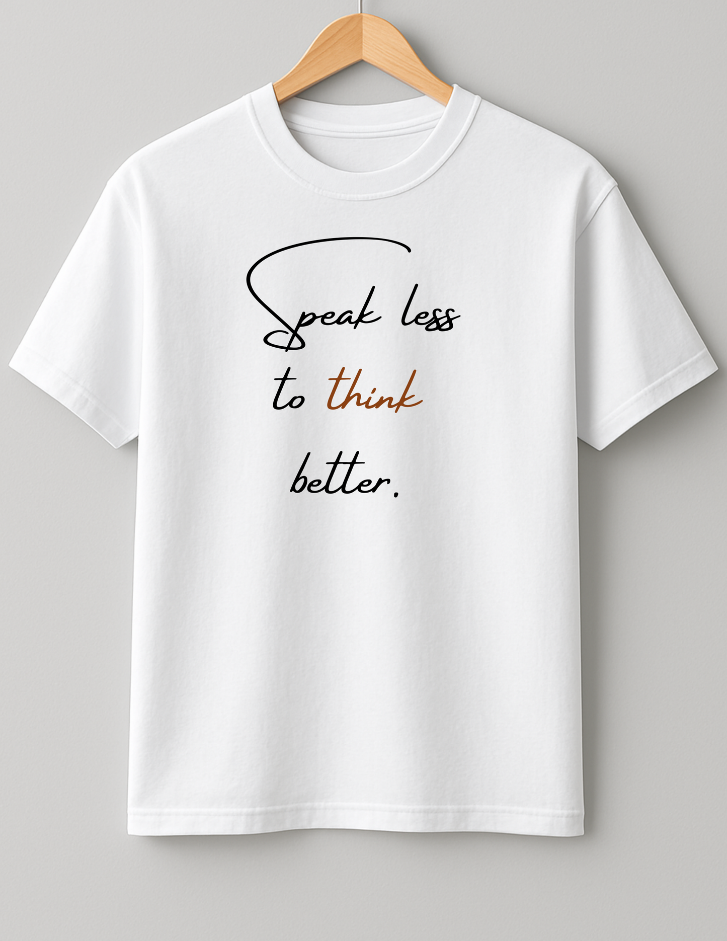 Speak less - Heavy Weight Unisex Cotton Tee
