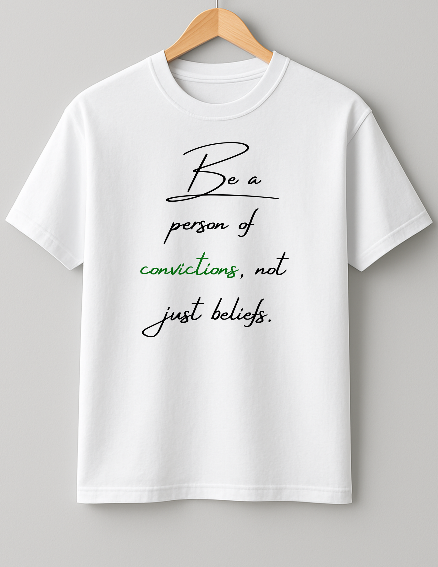 Hold Convictions - Heavy Weight Unisex Cotton Tee