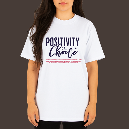 Positivity - kittl Heavy Weight Unisex Cotton Tee