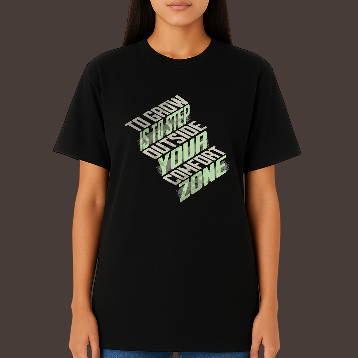 Step outside your comfort -Kittl Heavy Weight Unisex Cotton Tee