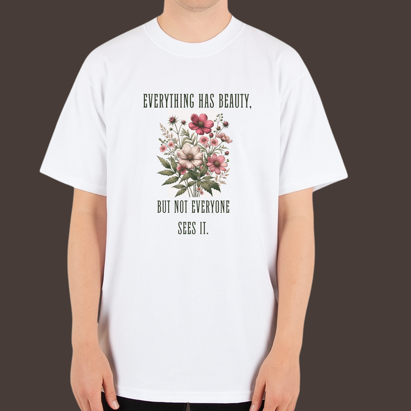 Everything is beautiful - Kittl Heavy Weight Unisex Cotton Tee