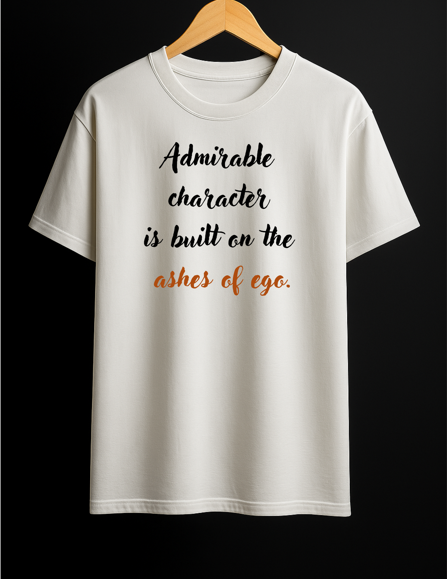 Admirable Character- VINTAGE Heavy Weight Unisex Cotton Tee