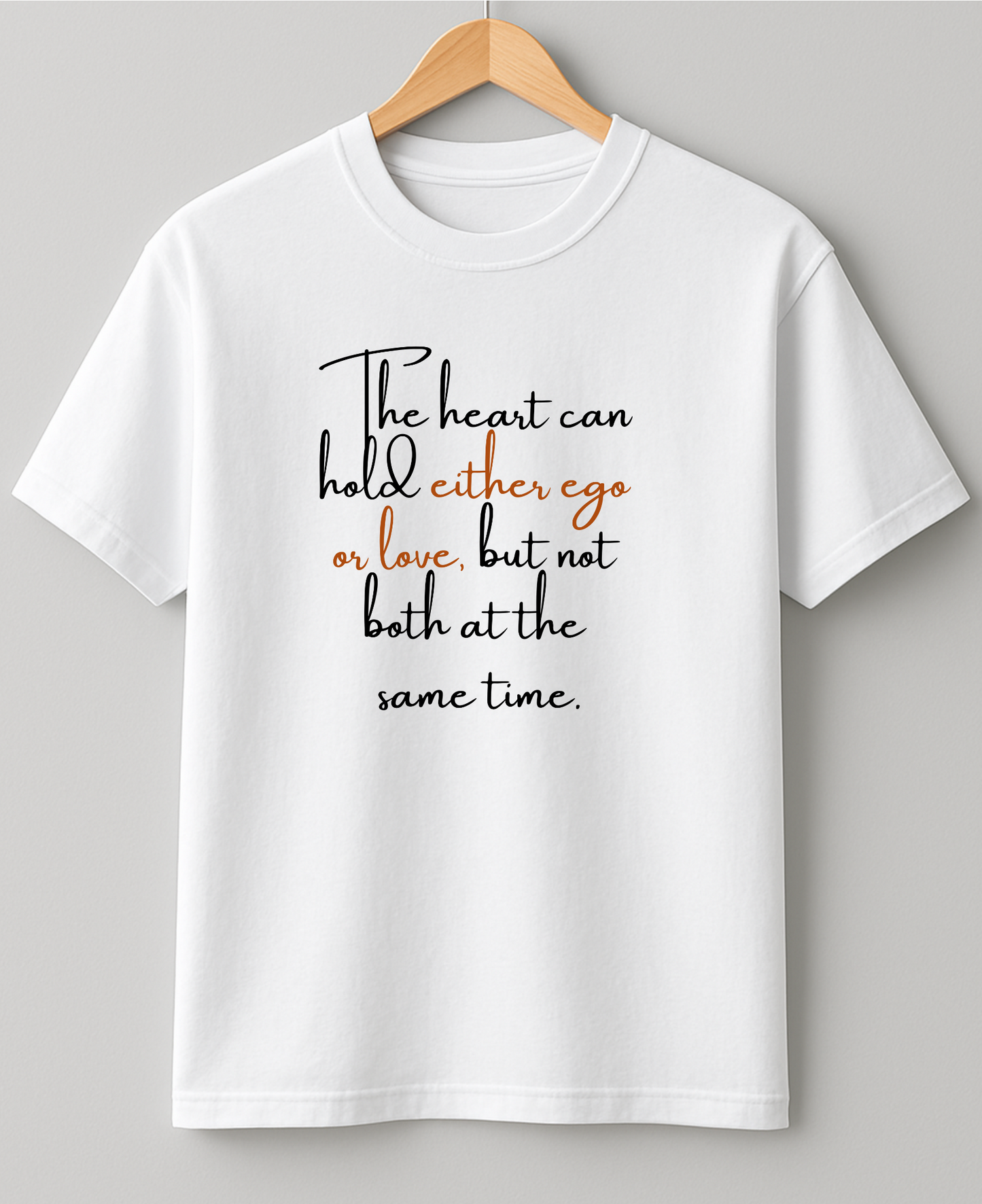 Heart is a place for love - Heavy Weight Unisex Cotton Tee