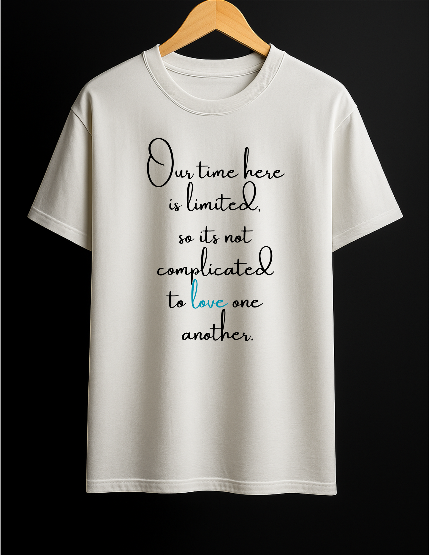 Love one another - VINTAGE Heavy Weight Unisex Cotton Tee