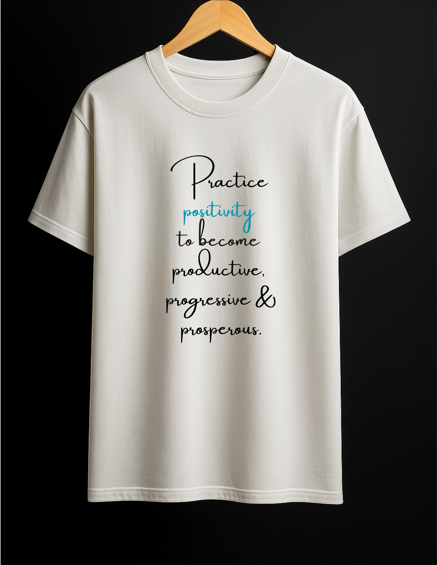 Be positive - VINTAGE Heavy Weight Unisex Cotton Tee
