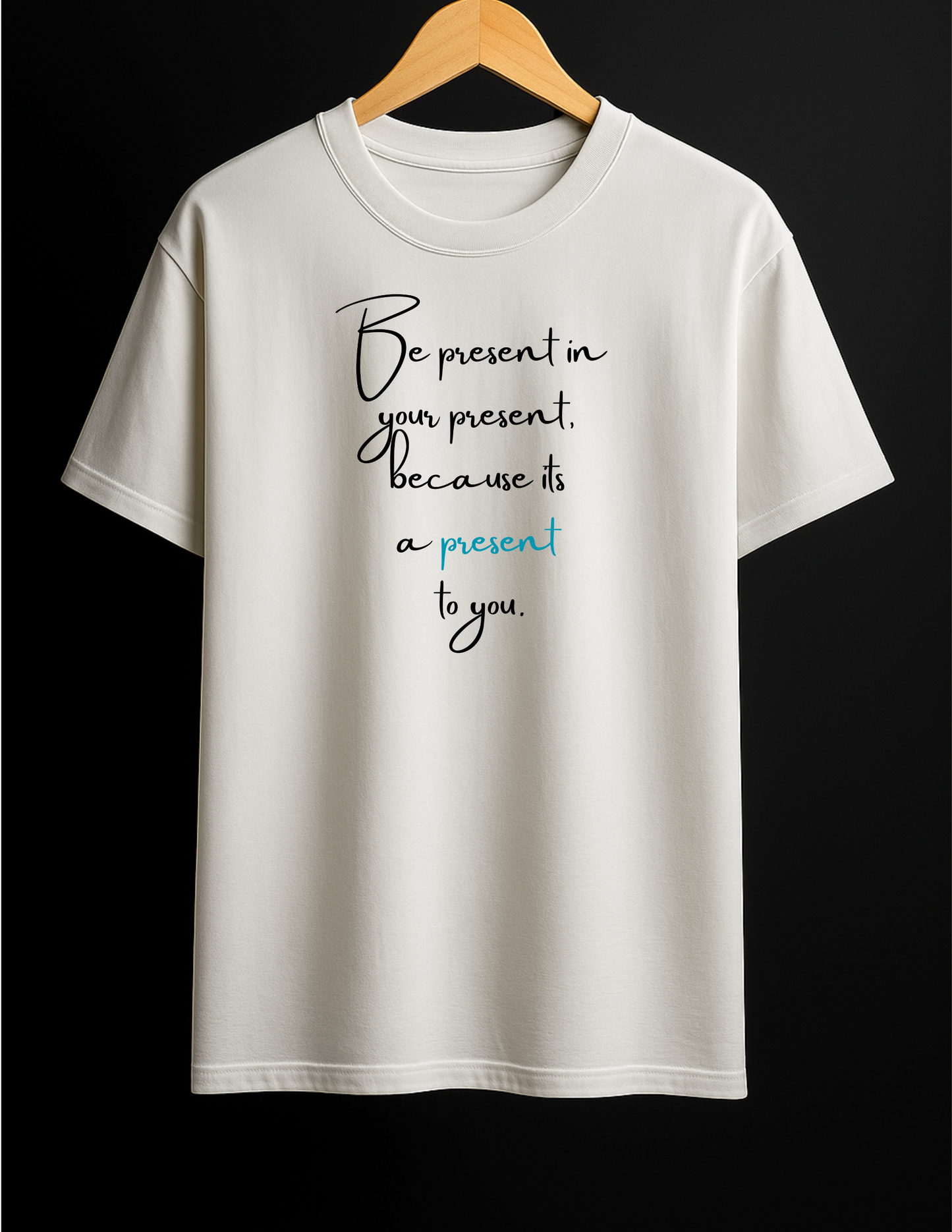 Present is a present - VINTAGE Heavy Weight Unisex Cotton Tee