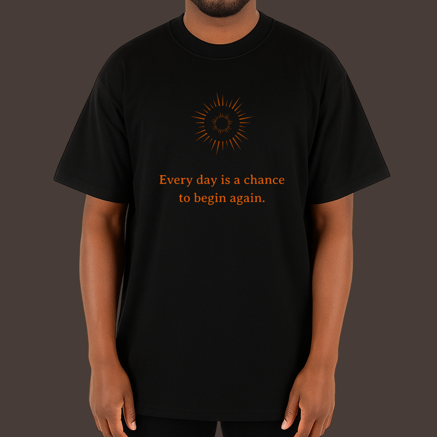 Every day is new opportunity - Kittl Heavy Weight Unisex Cotton Tee cc