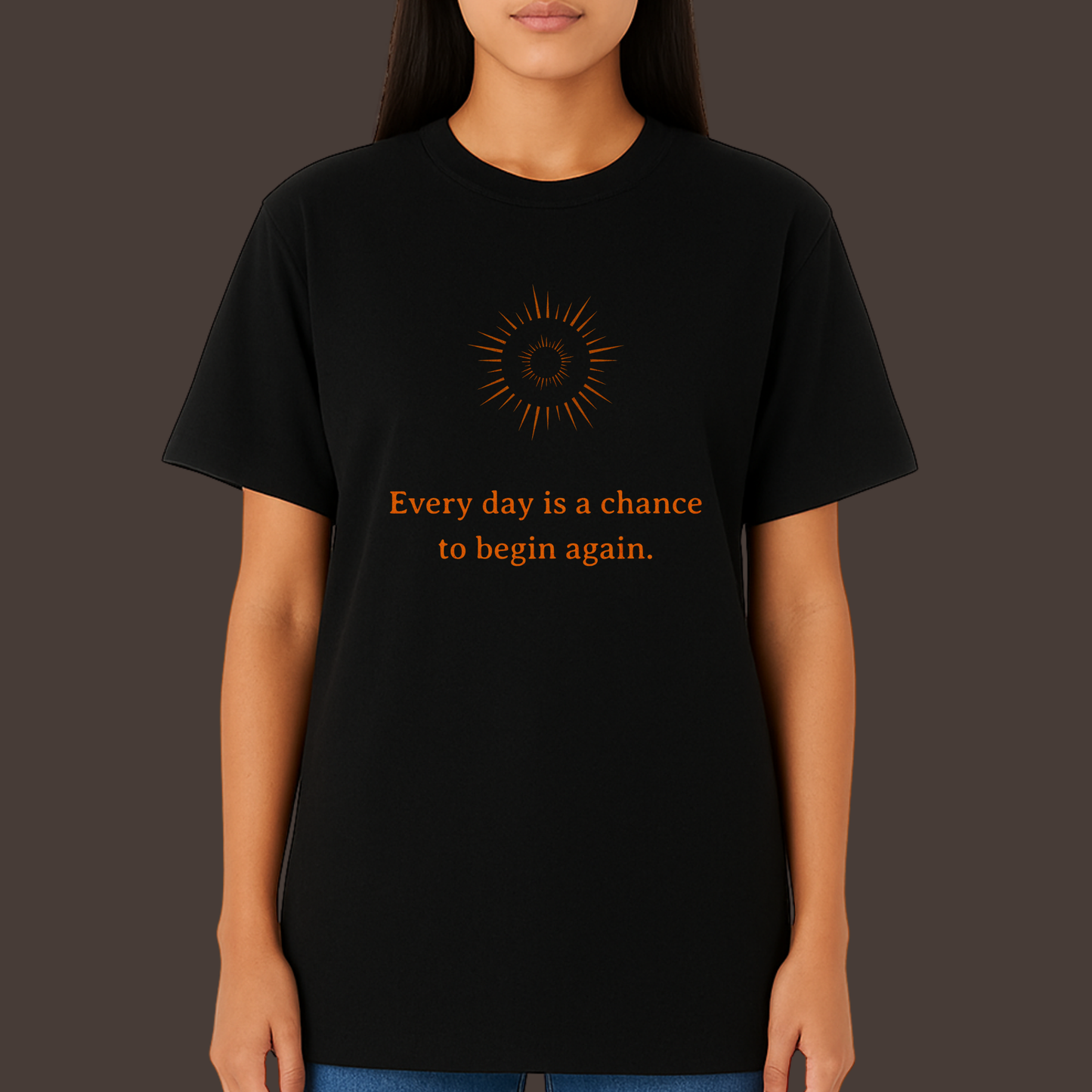 Every day is new opportunity - Kittl Heavy Weight Unisex Cotton Tee cc