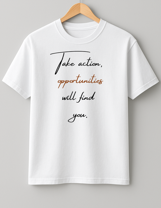 Take action - Heavy Weight Unisex Cotton Tee