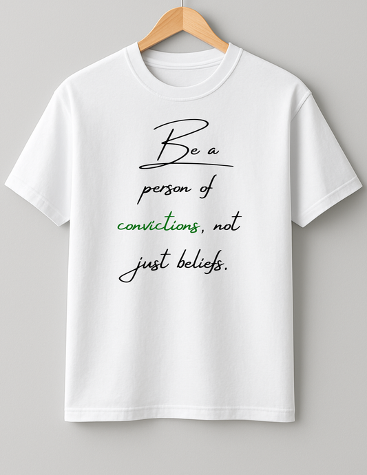Hold Convictions - Heavy Weight Unisex Cotton Tee