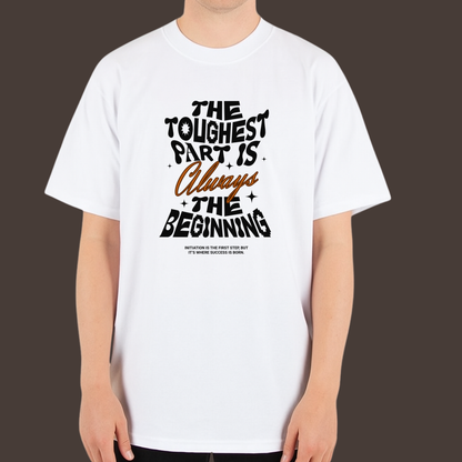 Take initiative -Kittl  Heavy Weight Unisex Cotton Tee