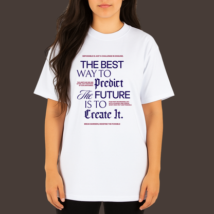 Create your future -Kittl  Heavy Weight Unisex Cotton Tee