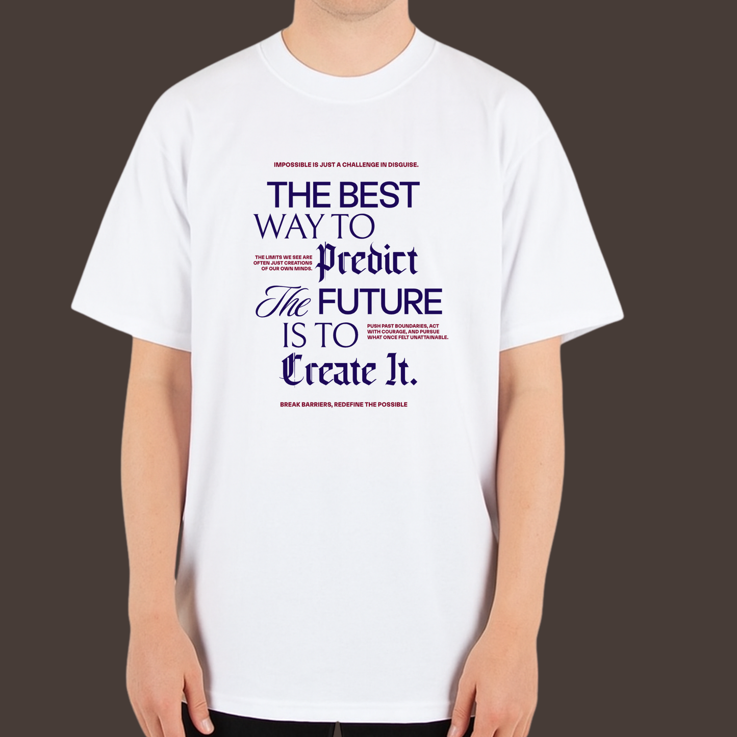 Create your future -Kittl  Heavy Weight Unisex Cotton Tee