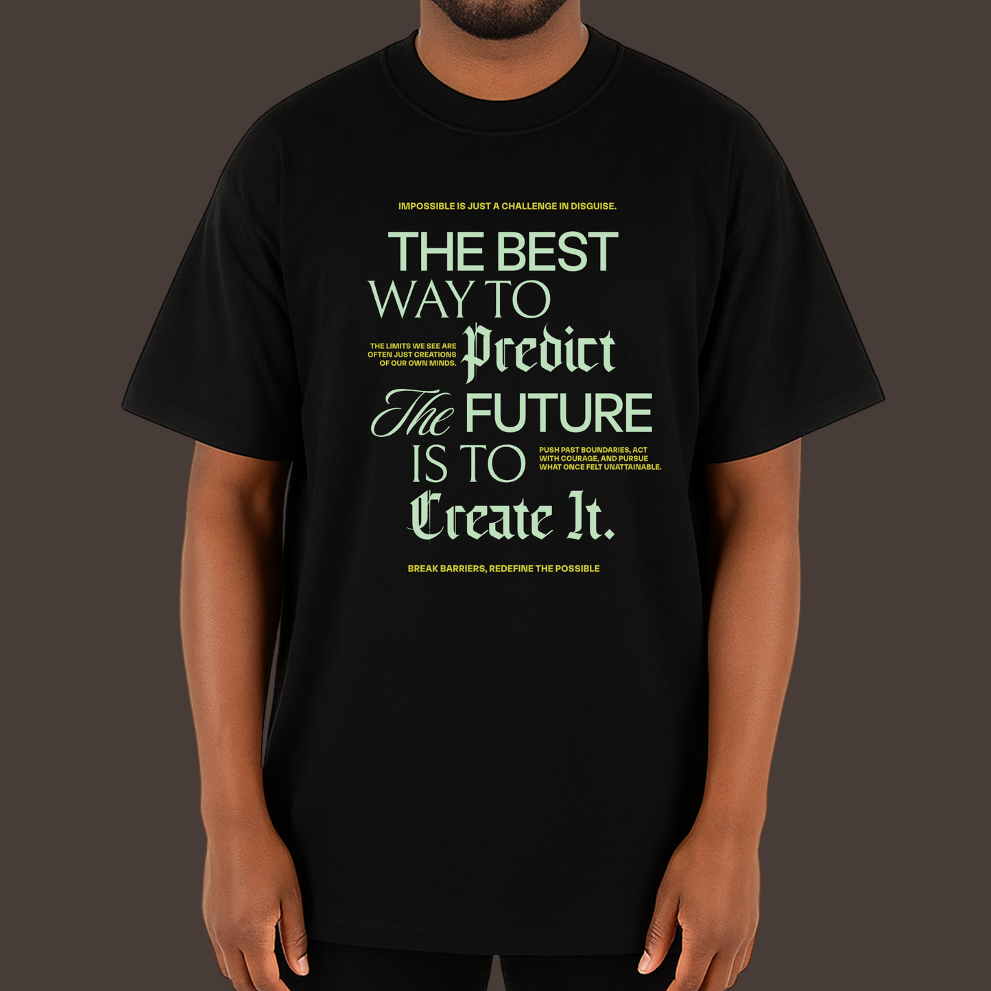 Create your future -Kittl  Heavy Weight Unisex Cotton Tee