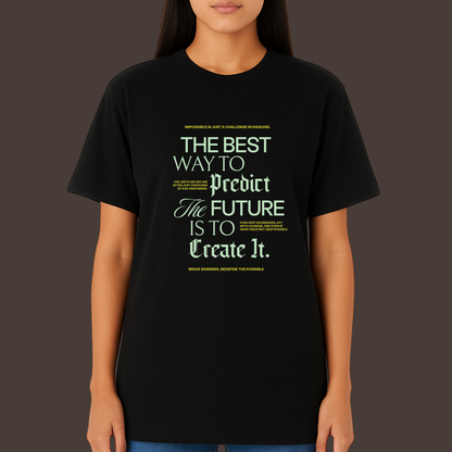Create your future -Kittl  Heavy Weight Unisex Cotton Tee