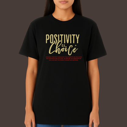 Positivity - kittl Heavy Weight Unisex Cotton Tee