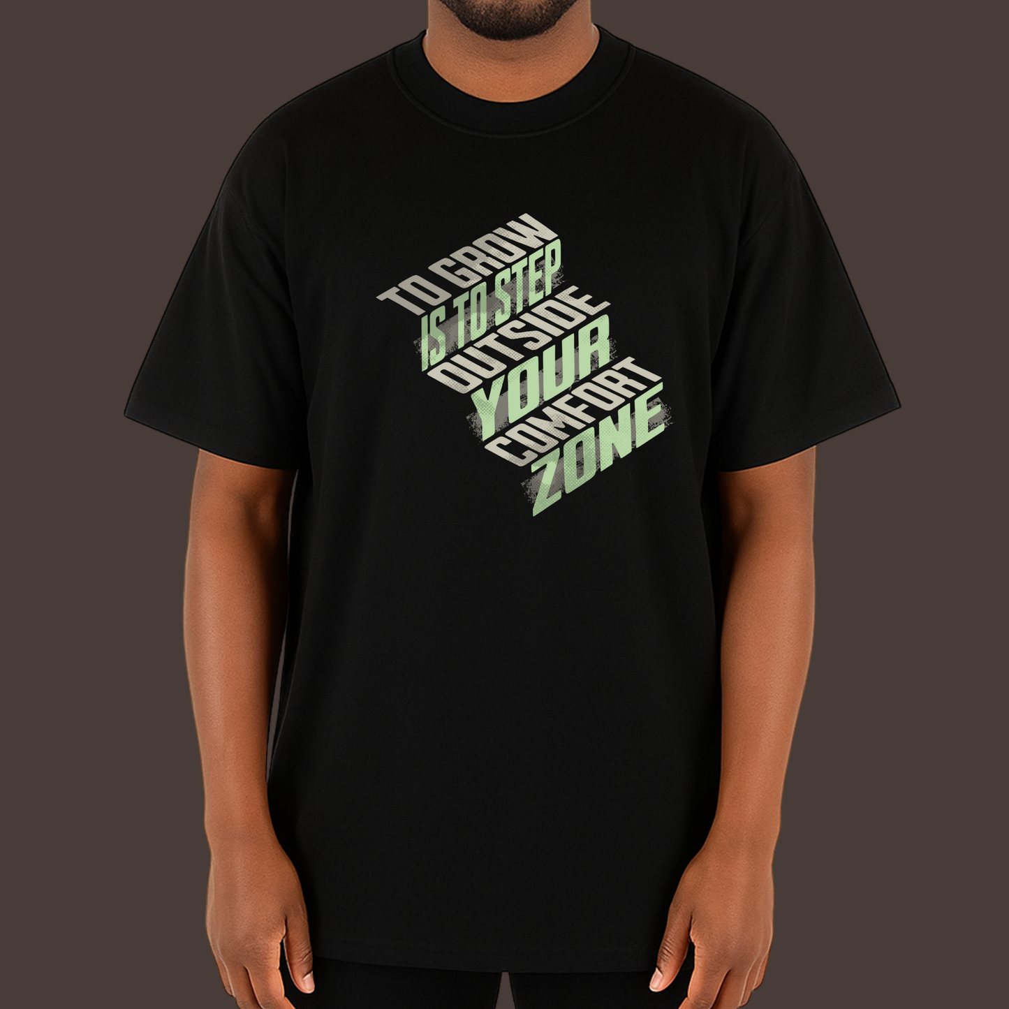 Step outside your comfort -Kittl  Heavy Weight Unisex Cotton Tee