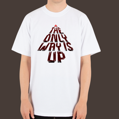 The only way is up - Kittl Heavy Weight Unisex Cotton Tee