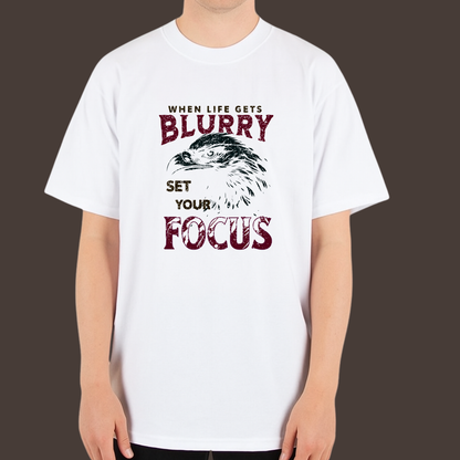 Set your focus - Kittl Heavy Weight Unisex Cotton Tee