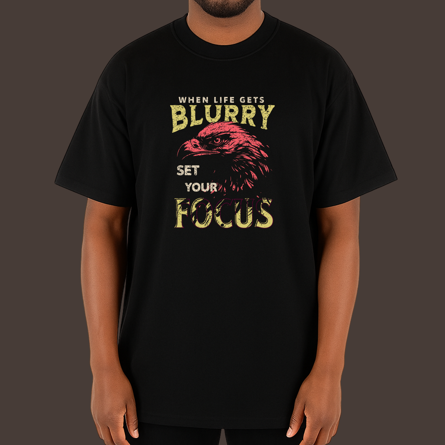 Set your focus - Kittl Heavy Weight Unisex Cotton Tee