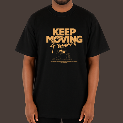 Keep moving forward - Kittl  Heavy Weight Unisex Cotton Tee
