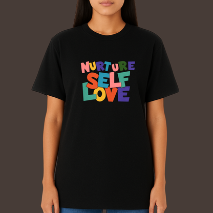 Nurture self love- Kittl  Heavy Weight Unisex Cotton Tee