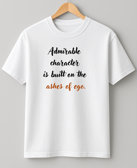 Admirable character- Heavy Weight Unisex Cotton Tee