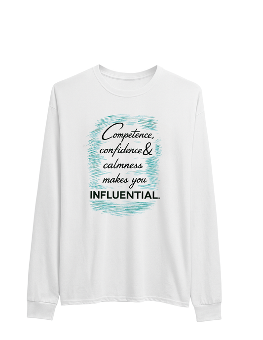 Become Influential - Heavy Weight Long sleeve Unisex cotton blend Tee