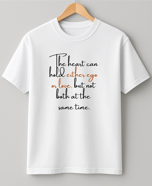Heart is a place for love - Heavy Weight Unisex Cotton Tee