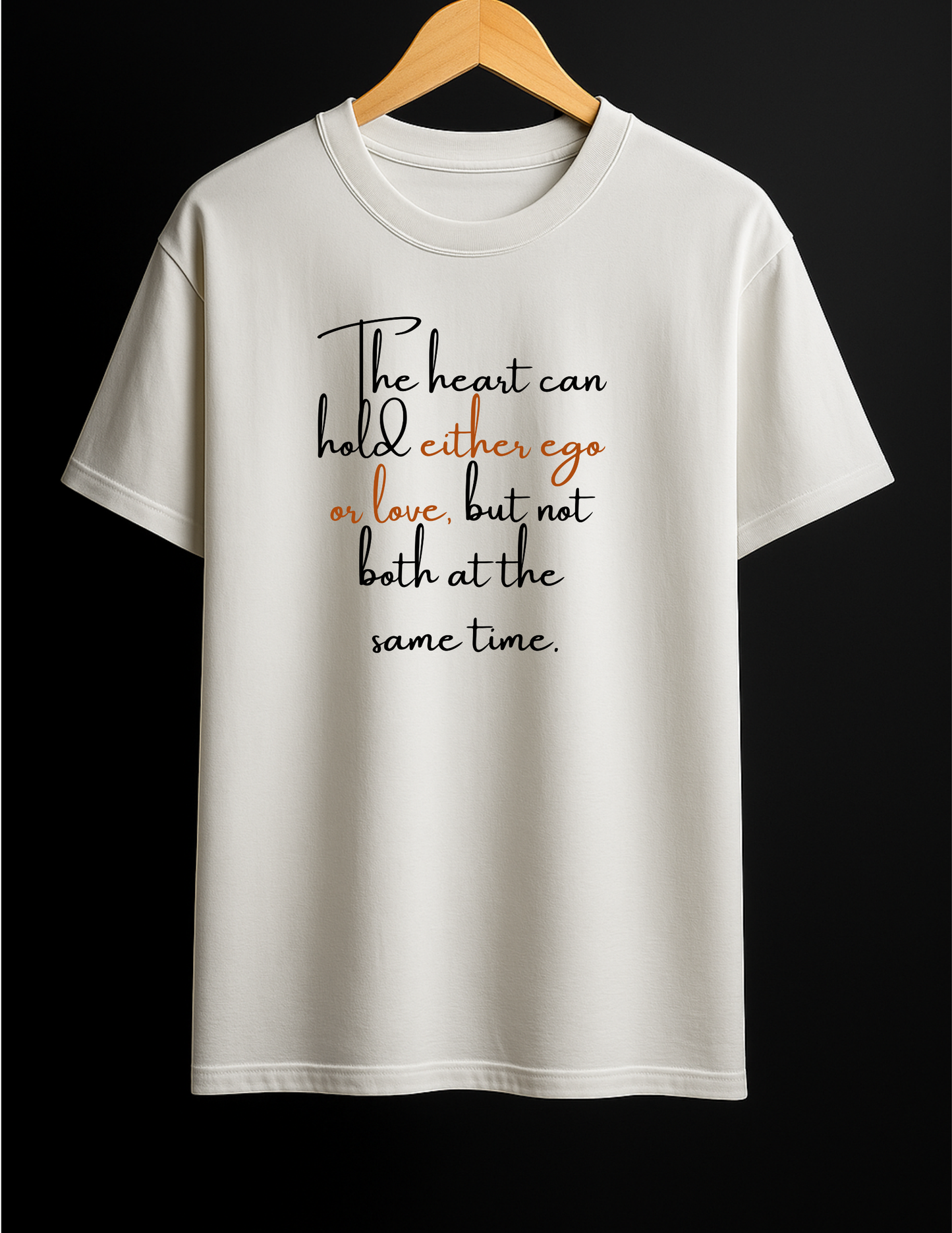 Heart is a place for love - VINTAGE Heavy Weight Unisex Cotton Tee