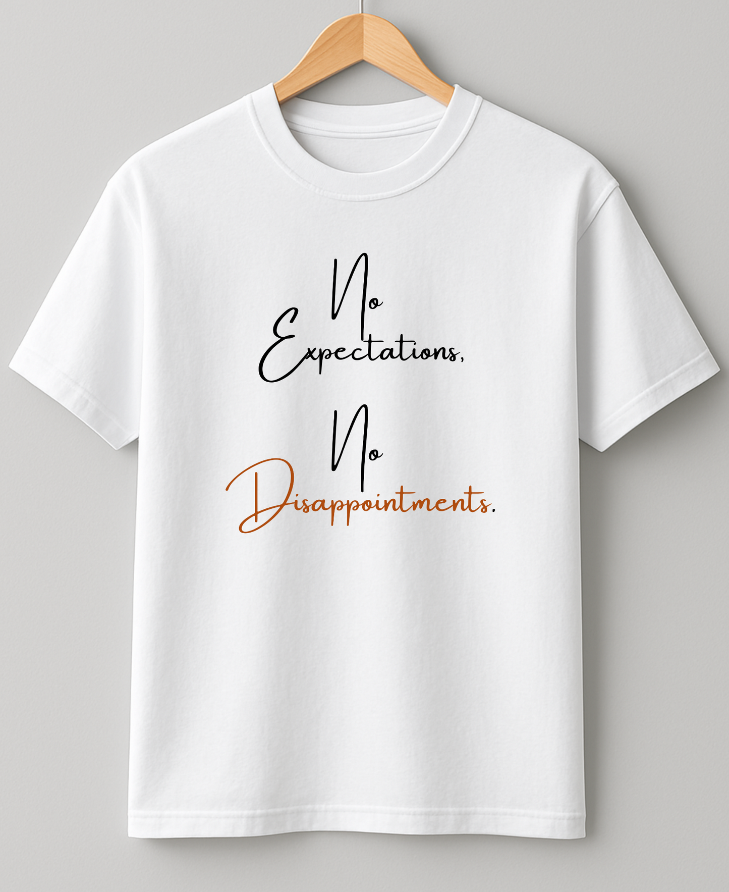No expectations - Heavy Weight Unisex Cotton Tee