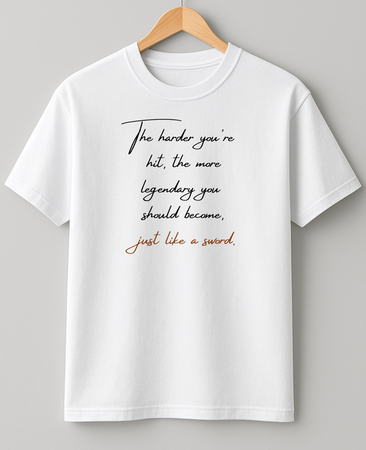You are just like a sword -  Heavy Weight Unisex Cotton Tee