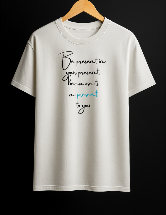 Present is a present - VINTAGE Heavy Weight Unisex Cotton Tee