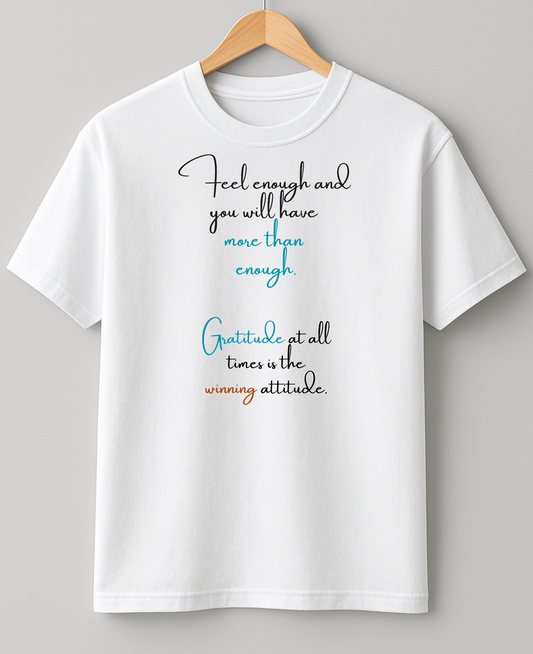 Be always thankful- Heavy Weight Unisex Cotton Tee