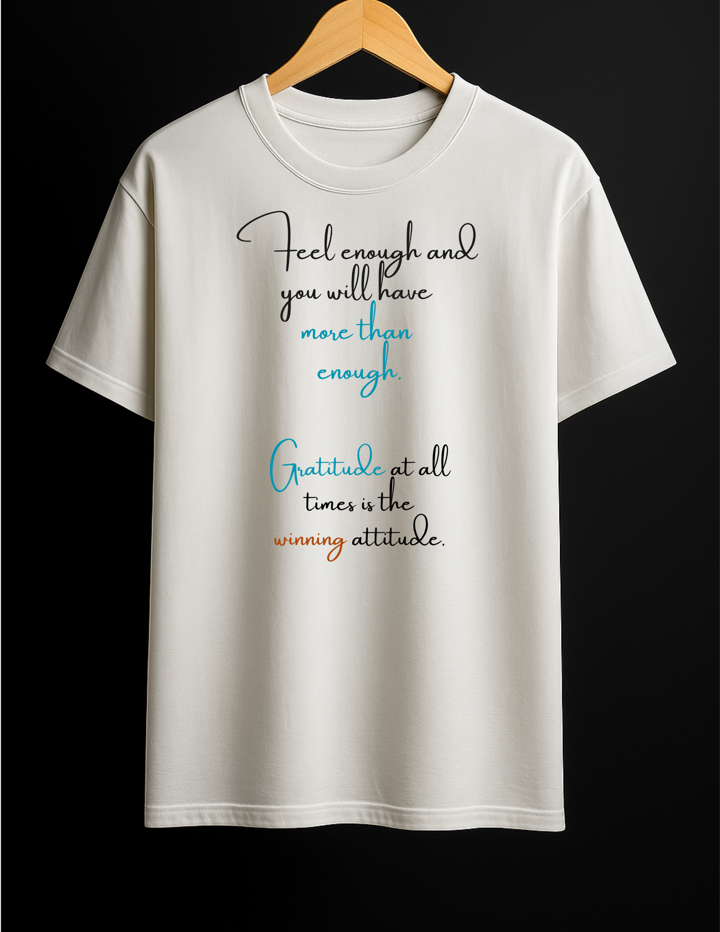 Be always thankful - VINTAGE Heavy Weight Unisex Cotton Tee